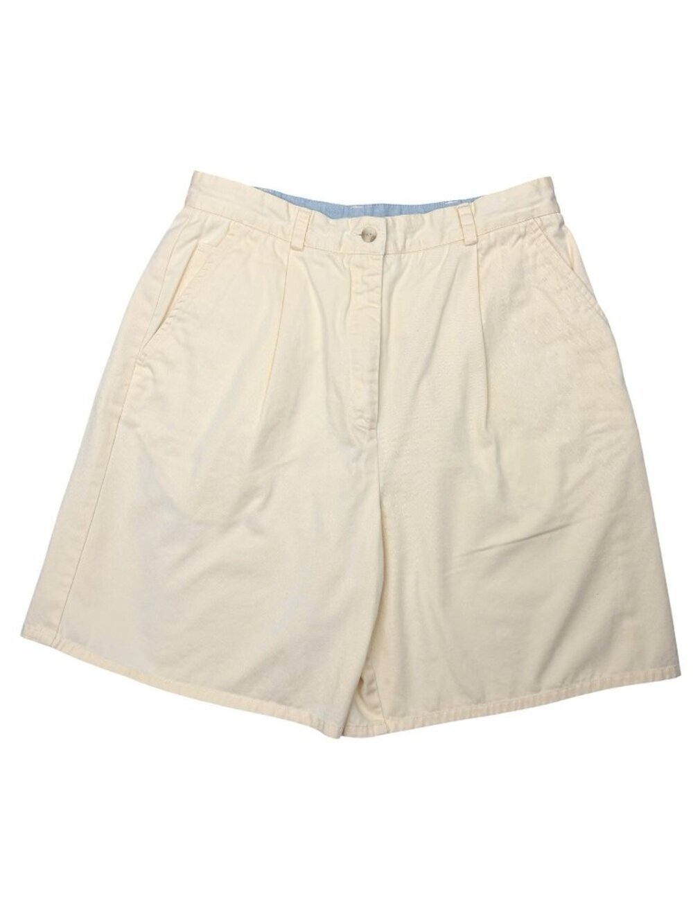 VTG 90s Butter Mom Talbots Cotton High Waist Bermuda Shorts Women’s 14 Pleat